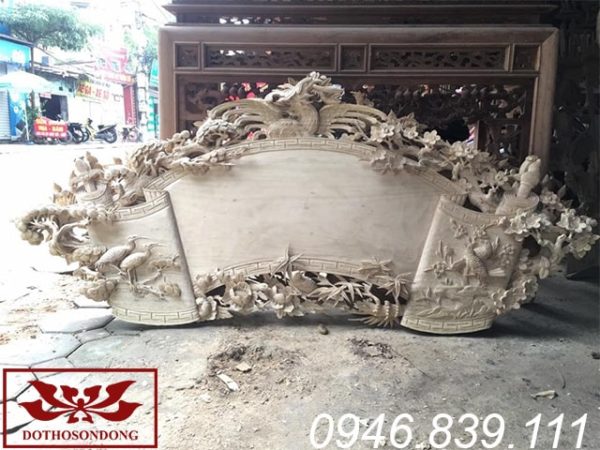 cuốn thư gỗ dổi ms12