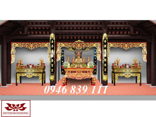 mẫu thiết kế nhà thờ họ 04