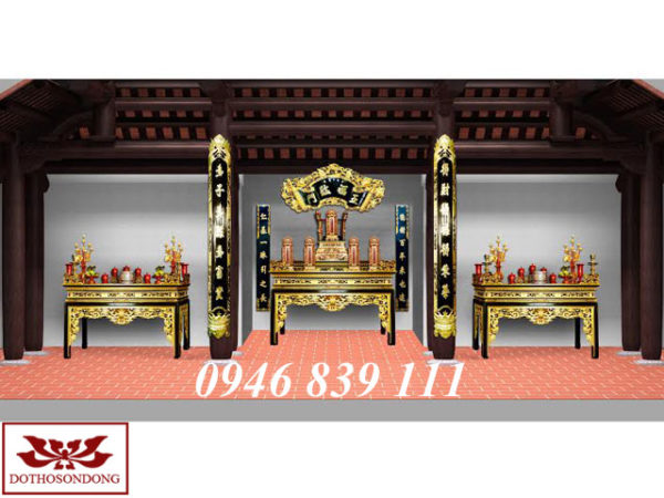 mẫu thiết kế nhà thờ họ 06