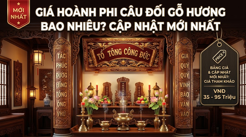 Giá Hoành Phi Câu Đối Gỗ Hương Bao Nhiêu? Cập Nhật Mới Nhất 2 Gia Hoanh Phi Cau Doi Go Huong Bao Nhieu Cap Nhat Moi Nhat