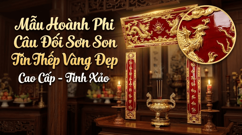 Mau Hoanh Phi Cau Doi Son Son Thep Vang Dep Cao Cap