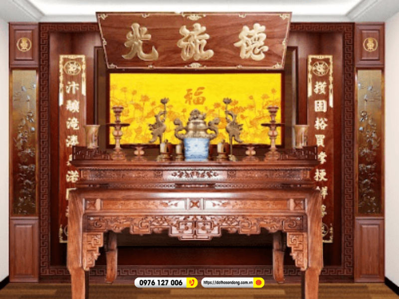 Giá Hoành Phi Câu Đối Gỗ Hương Bao Nhiêu? Cập Nhật Mới Nhất 5 hoanh phi cau doi go huong 4
